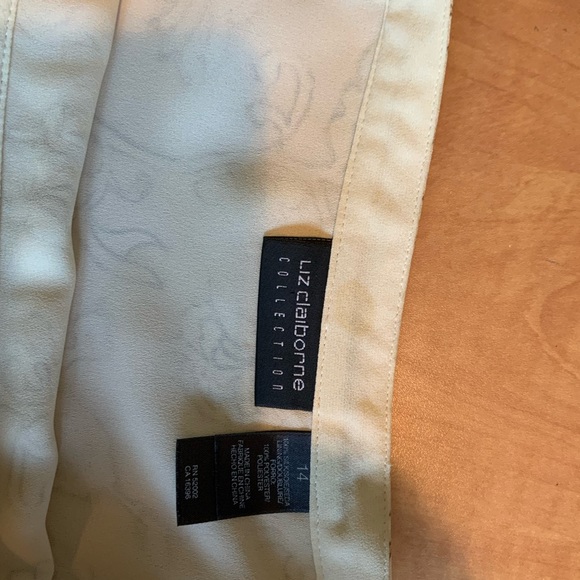 Womens Liz Claiborne Collection crème colored skirt size 14 - Picture 3 of 5